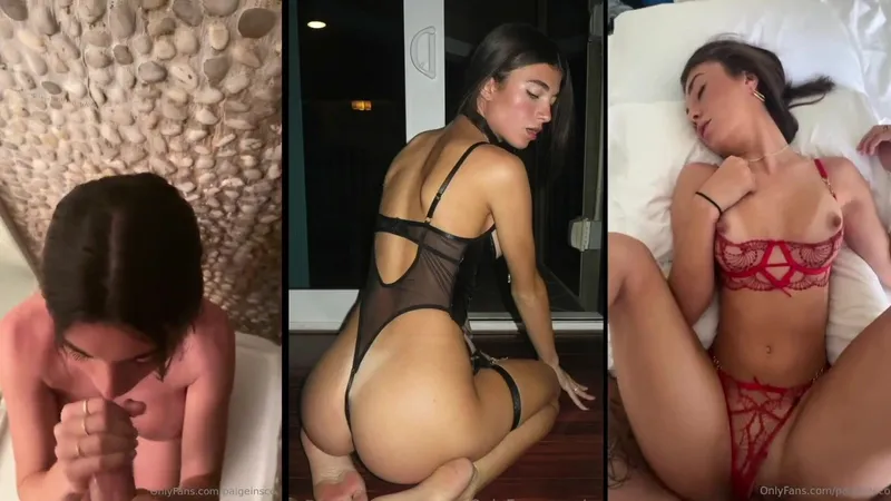 Paigeinsco OnlyFans Petite Cutie in Lingerie Gives Sloppy Blowjob and Rides Cock in Steamy Video