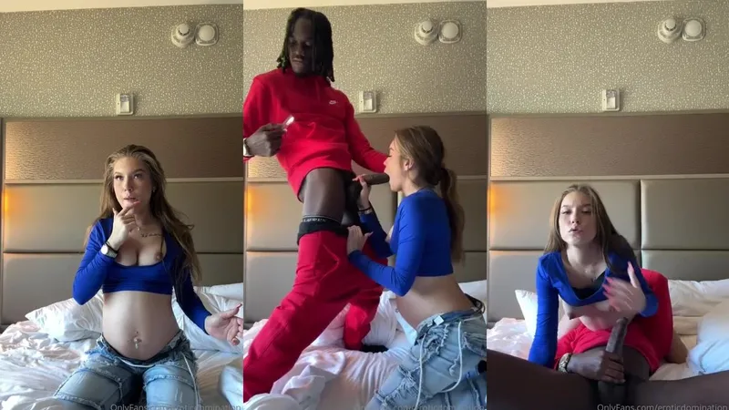 Snowmarie69 Pregnant Slut Gets BBC Creampie in OnlyFans Video