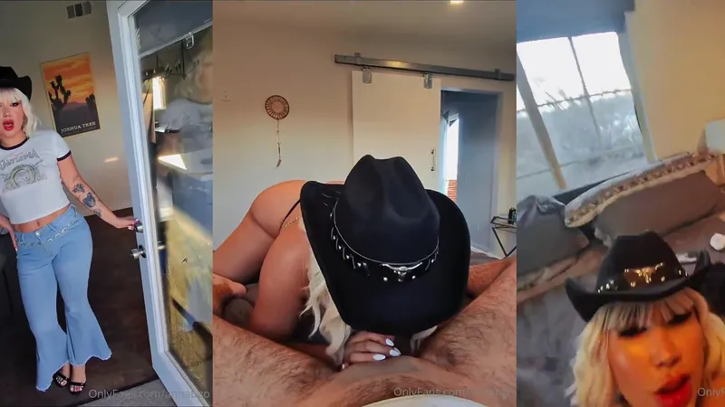 Annabgo Cowgirl POV Sextape OnlyFans Video Leaked Blonde in POV Cowgirl Style Action