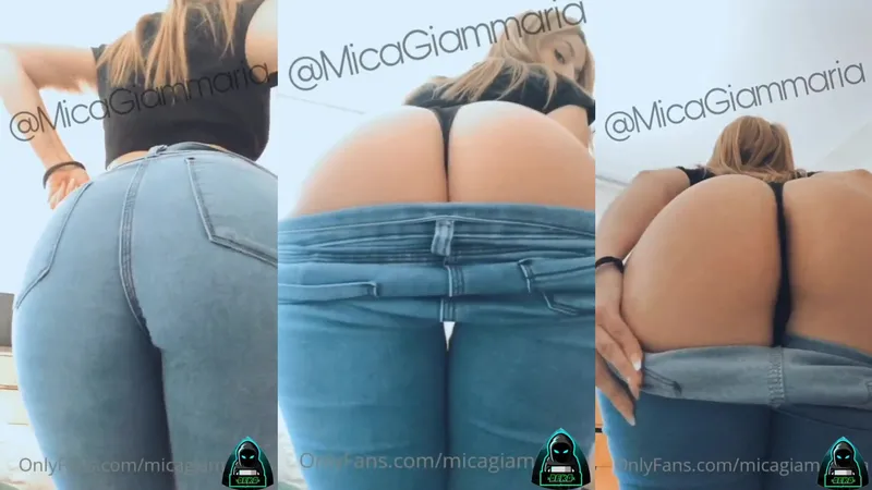 MicaGiammaria Soaked Pussy Tease in Tight Jeans OnlyFans Latina Video