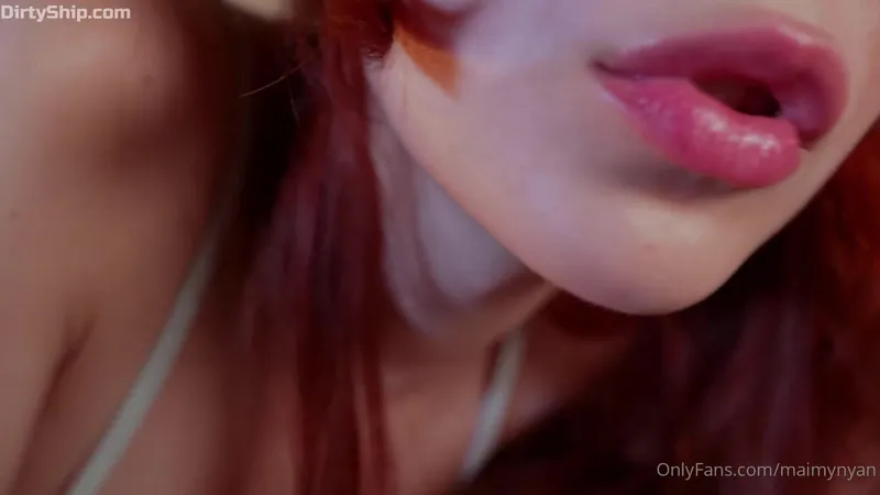 MaimyNyan Leaked OnlyFans Video Featuring ASMR Good Night Kisses in Lingerie