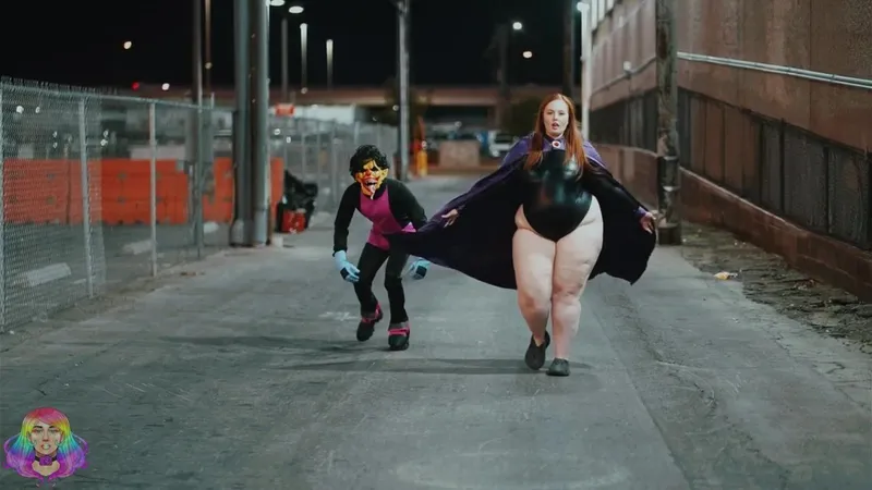 GIbbyTheClown Teen Titans Parody Video with Public Teasing & Fun Outdoors