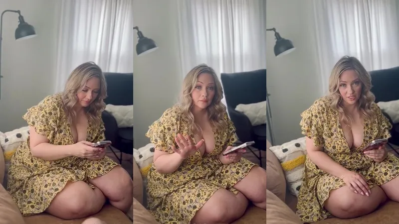 Emma.st.james flashes her pussy while teasing in a leopard print dress on OnlyFans in this exclusive video.