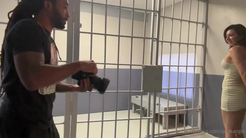 AlinaAngel OnlyFans Petite Cutie Gets Wild with Two Guards in Prison Cell Roleplay
