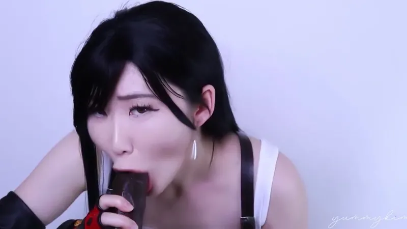 Yummy Kimmy Shows Anime Girl Tifa As A Dildo-Riding Slut