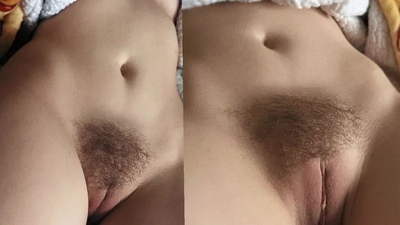 cottonsox OnlyFans Curvy Goddess Teasing Her Hairy Pussy in a Close-up Video