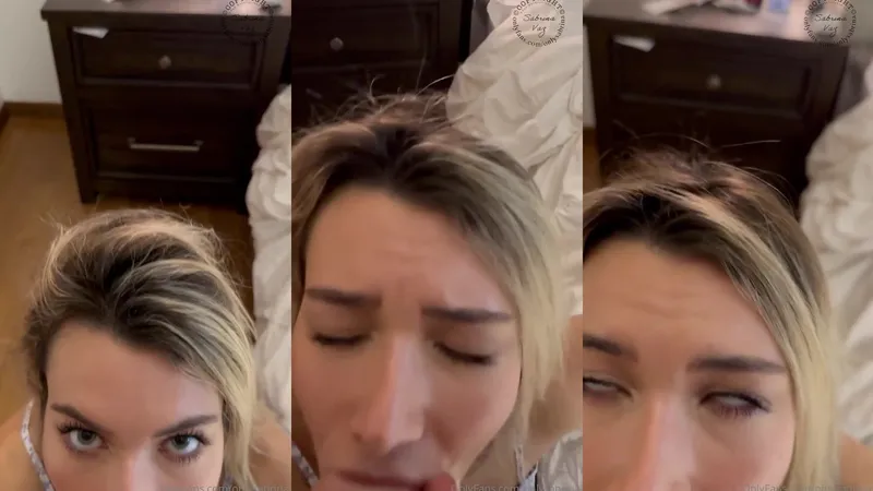 Sabrina Vaz Deep POV Blowjob Video on OnlyFans with Deepthroat Action
