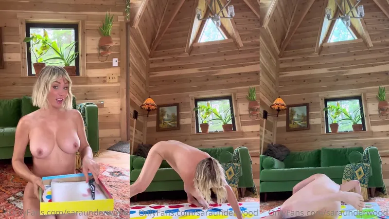 SaraUnderwood bends over to reveal her naked body in this OnlyFans video.