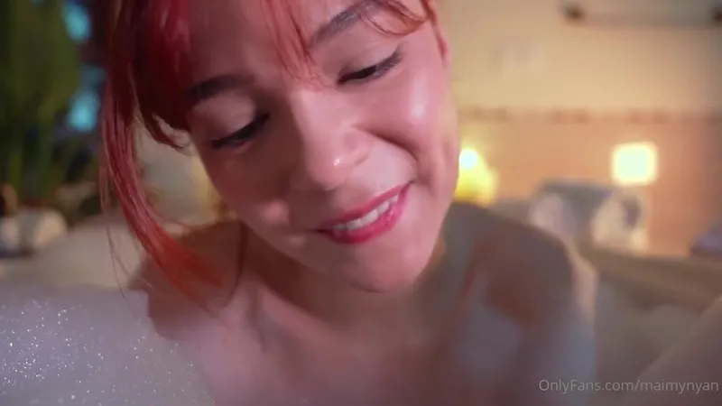MaimyNyan Soapy Boobs Video Teasing in a Bathtub on OnlyFans