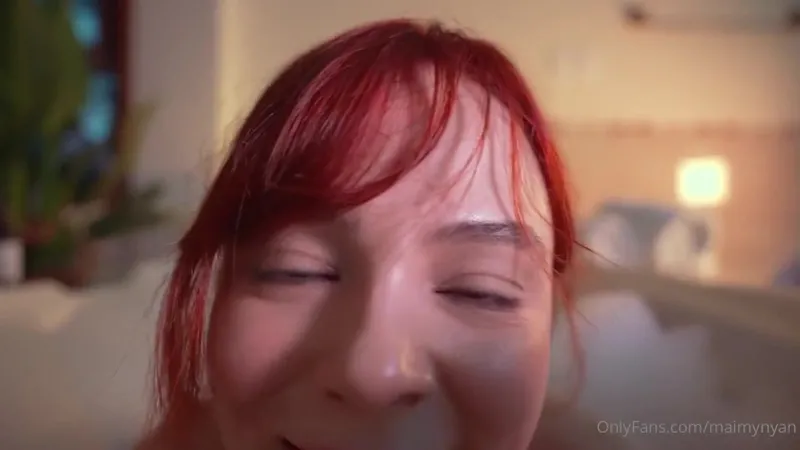 MaimyNyan Soapy Boobs Video Teasing in a Bathtub on OnlyFans