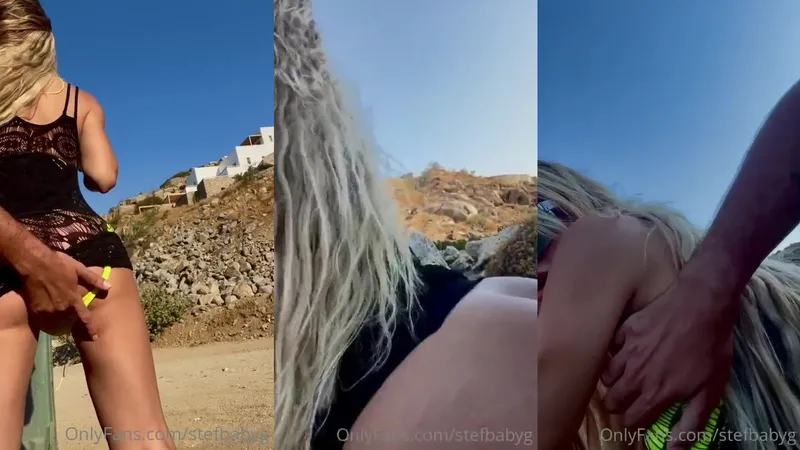 StefBabyG Outdoor Masturbation with Vibrator in Public Place video OnlyFans Leaked