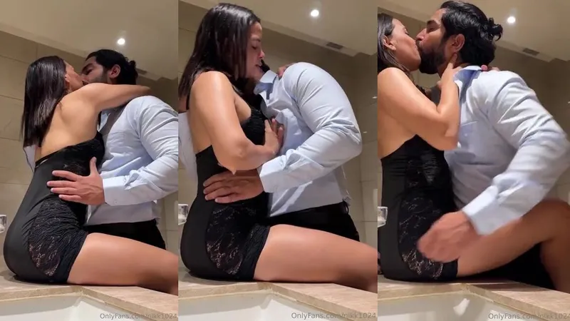 Nikk1024 from OnlyFans gets intimate in lingerie with a passionate encounter in this steamy video.