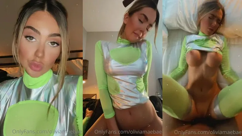 OliviaMaeBae Alien Roleplay Creampie Sextape Video Leaked from OnlyFans