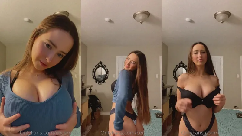 Cecilia Rose Topless Tease in Bedroom Exclusive OnlyFans Video