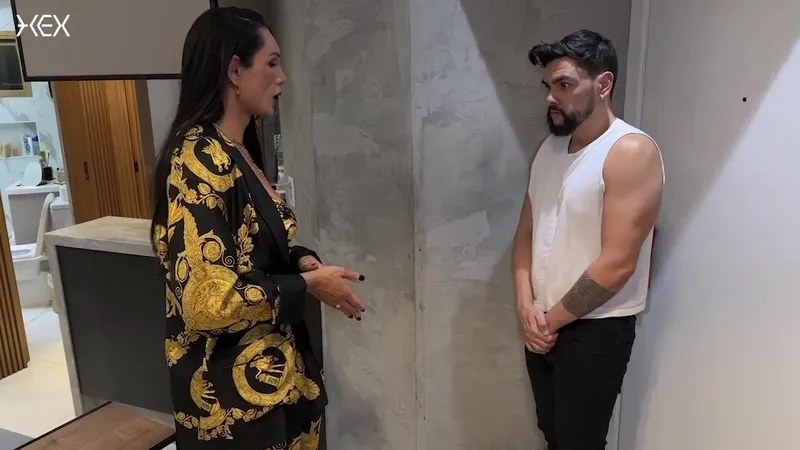 Ts Roberta Cortes Dominates and Transforms Him into Her Submissive Sissy Fuck Maid in Kinky Roleplay Video