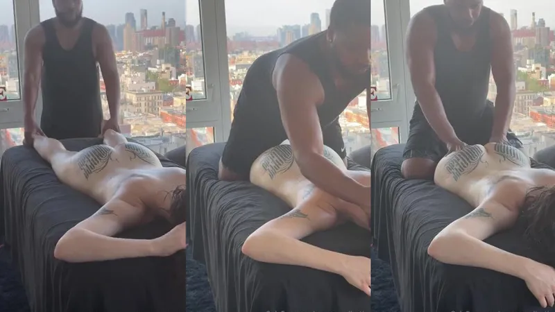 Emmanuellustin fucks warriorprincess_l454 in a sensual OnlyFans video with a city view backdrop