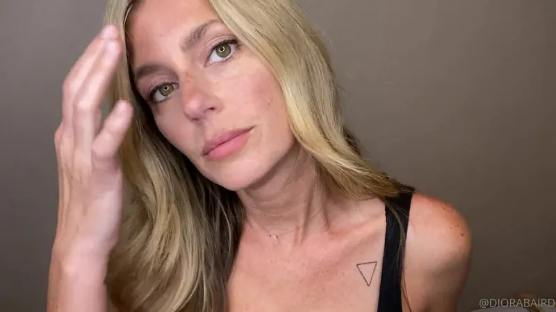 Diora Baird Blonde Babe Whispers and Moans in ASMR Video