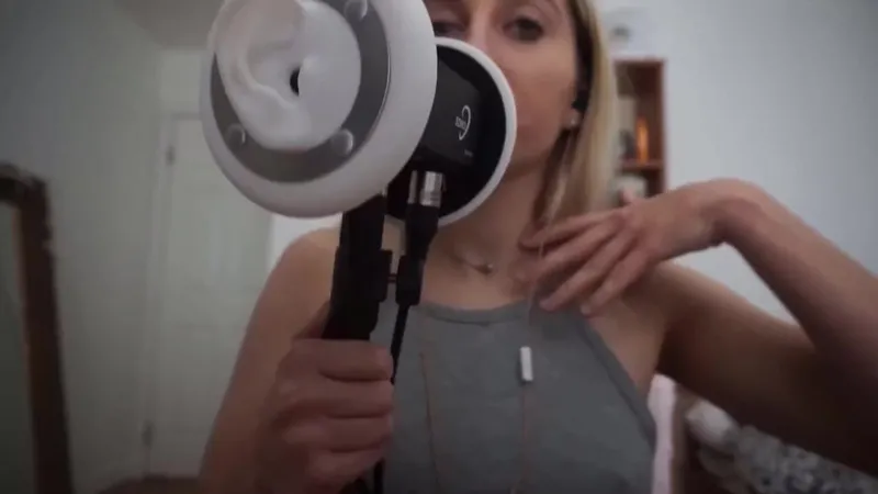 Claudy Teases With Wet Ear Licking ASMR Patreon Video