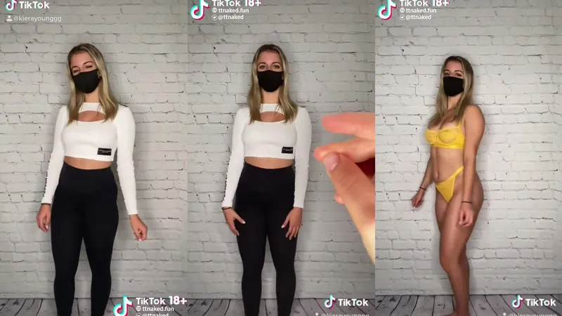 Kiera Young Teases in Naughty TikTok Style OnlyFans Leak Video