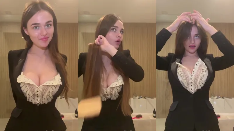 Megnut Teases in Steamy Hair Care Sextape Leak
