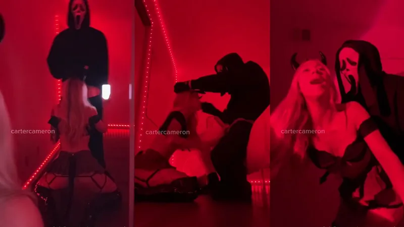 CarterCameron stars in Must-Watch Halloween FuckFest Video Leaked