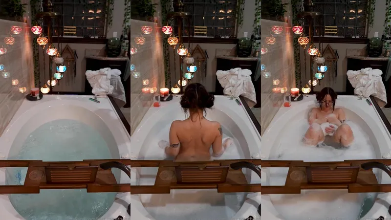 BigTittyGothEgg Teases in Steamy Jacuzzi Solo Play Video