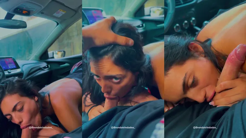 Brenda Trindade Teases Road Head in Leaked Car Video