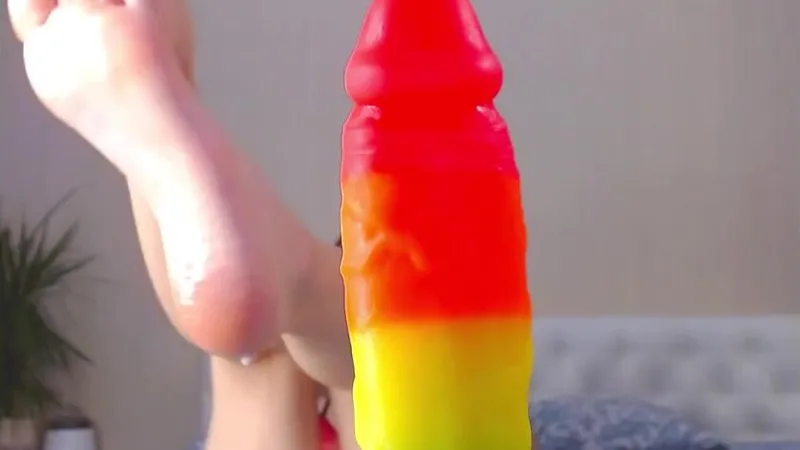 Seltin Sweet Teases With Intense Dildo Footjob Action In Leaked Video