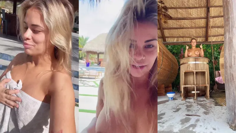 Paige Vanzant Teases in Naked Ice Bath Video Leak