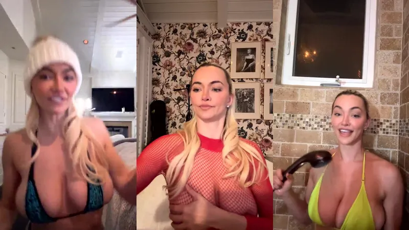 Lindsey Pelas Leaked Livestream Video Teases Her Famous Curves January 13th 2024