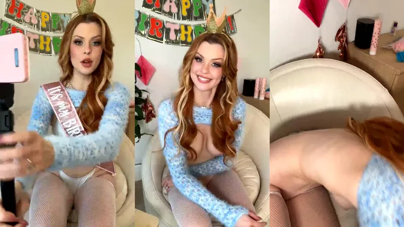 Elly Clutch Birthday Cam Show Video Leaked