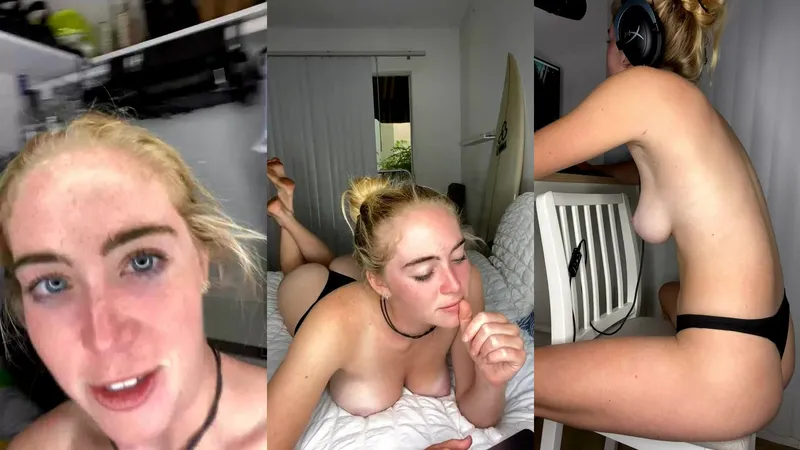 Grace Charis Teases in Naked Gaming Livestream Leak