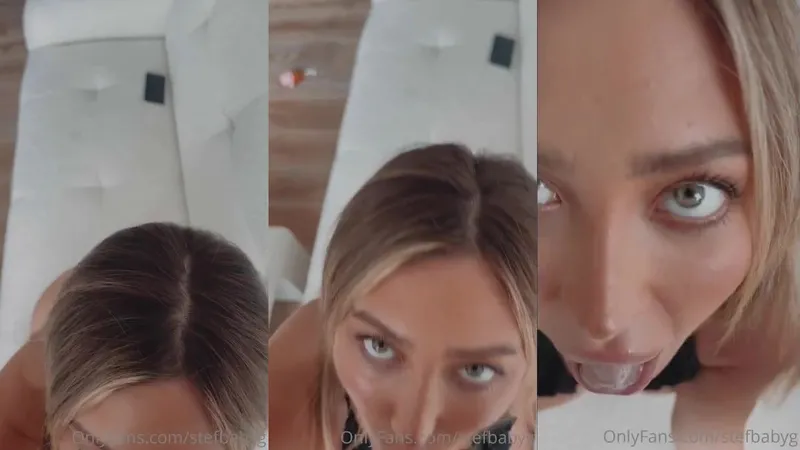 Stefanie Knight's Leaked Christmas Cock-Gobbling Video