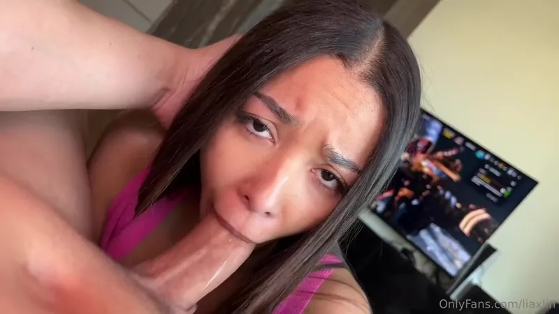 Lia Lin Teases During Intense Gaming Session Fuck Video