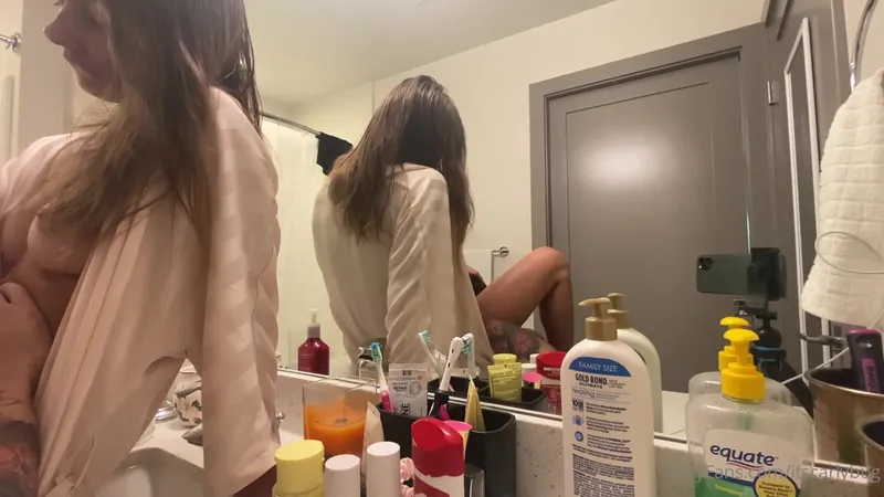 Lavynder Rain Teases In Steamy Bathroom Fuck Tape Finally Unveiled