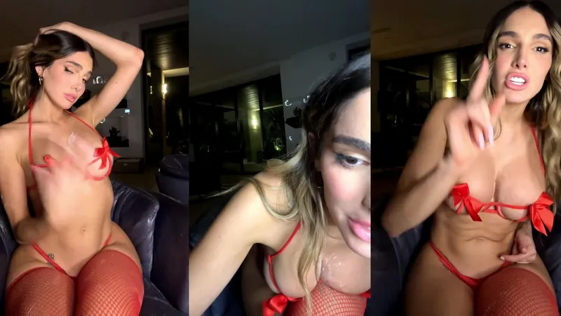 Lyna Perez Teases in Her Must-Watch Leaked Livestream Video from Dec 19 2023 Part 3