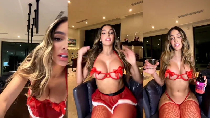 Lyna Perez Teases In Her Leaked December 19th 2023 Livestream Video Part 1