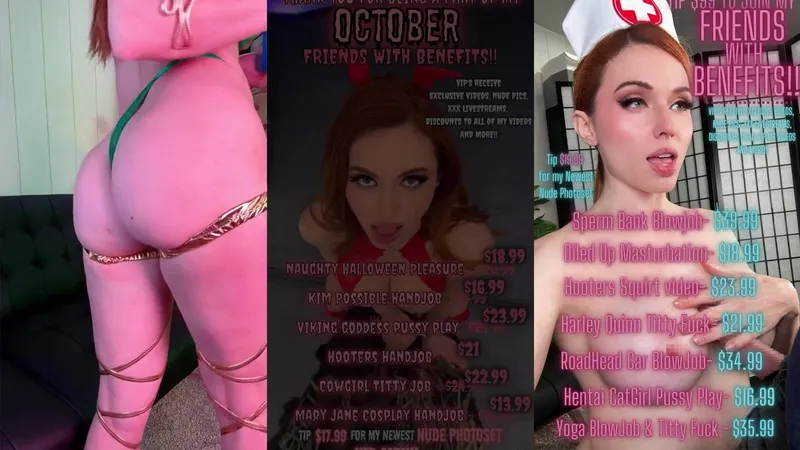 Amouranth Teases In Leaked Cosplay VIP Video