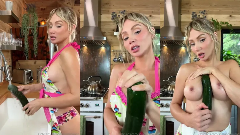Sara Underwood Teases with Cucumber in Leaked Must-Watch Video