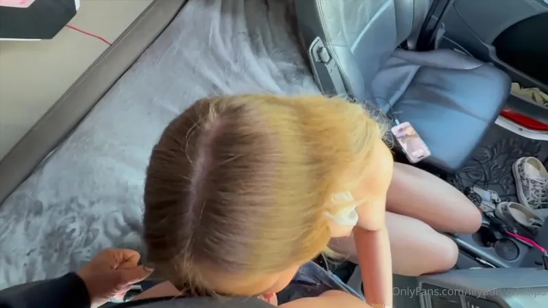 Lillian Phillips Stranded in Car Fuck Fest Video
