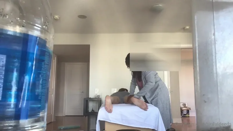 Sinfuldeeds Ebony Masseuse 1st XXX Session Video Exposed
