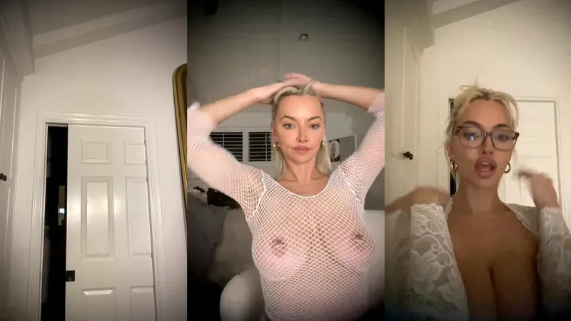 Lindsey Pelas Leaked Livestream Video Teases Her Famous Curves November 10 2023