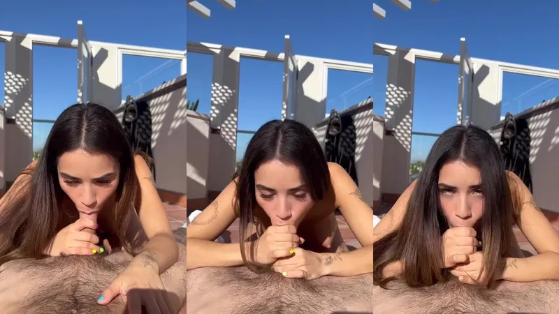 Jameliz Teases Outdoor Cock-Sucking Action in Leaked Video