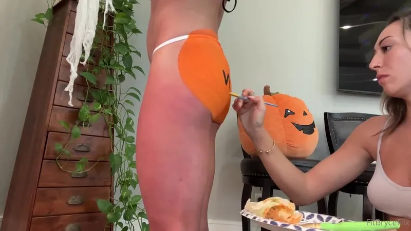 Bryce Adams Teases in Must-Watch Pumpkin Pie Creampie Sex Tape Video