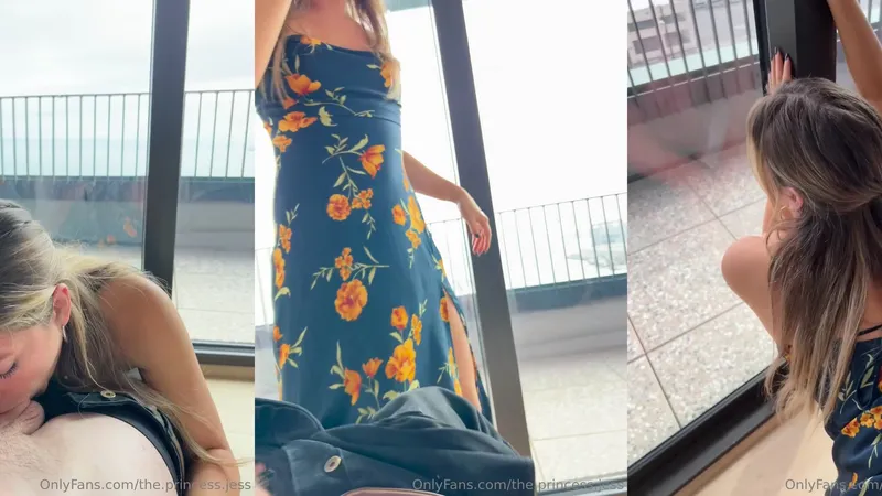 ThePrincessJess Sundress Fuck Video Exclusive Outdoor Quickie