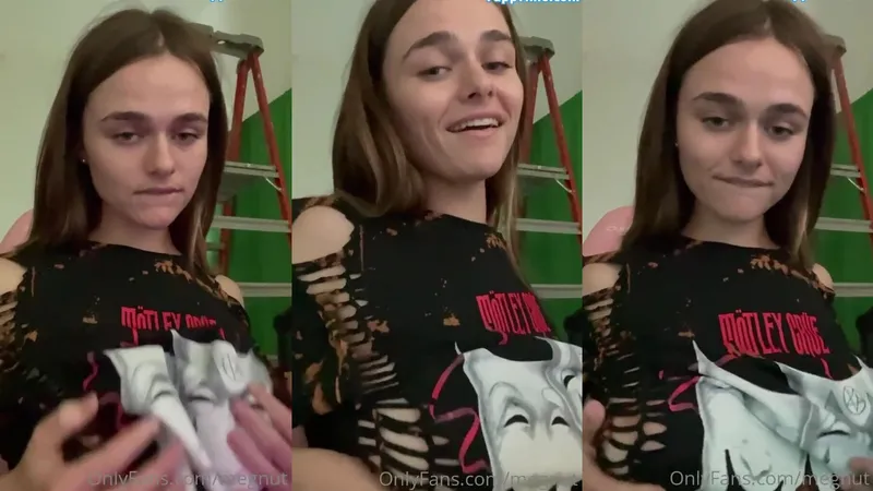 Megnutt02 Teases Huge Rack in Leaked XXX Clip