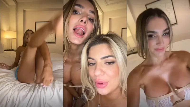 Lyna Perez Leaked Live Cam Video with Leila Teasing Big Time