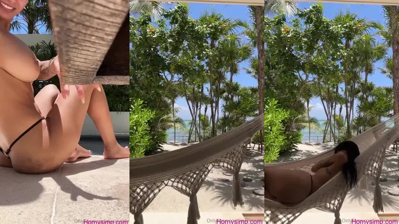 Mia Khalifa Solo Of Nude Tits Out Pool Side Leak Video
