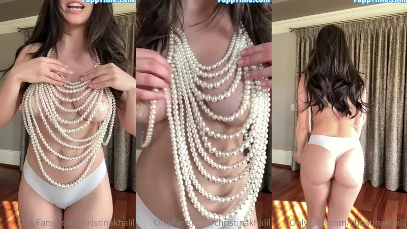 Christina Khalil Tease Her Perfect Tits in Leaked Video