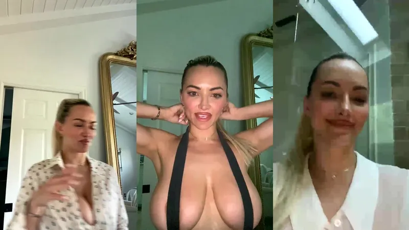 Lindsey Pelas Teases In Her Leaked June 2023 Camshow Video